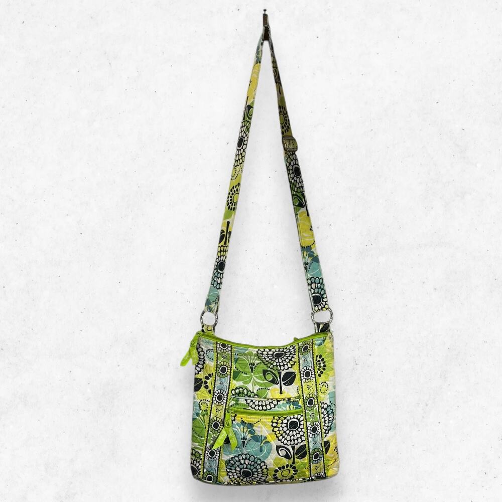 Vera Bradley Hipster Bag Purse Shoulder Bag Retired Limes Up Pattern Summer 2012